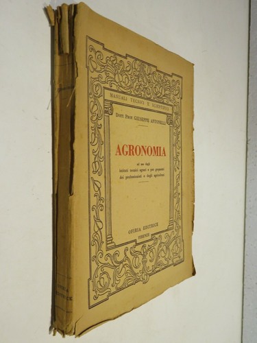 Agronomia giuseppe antonelli - agronomia,