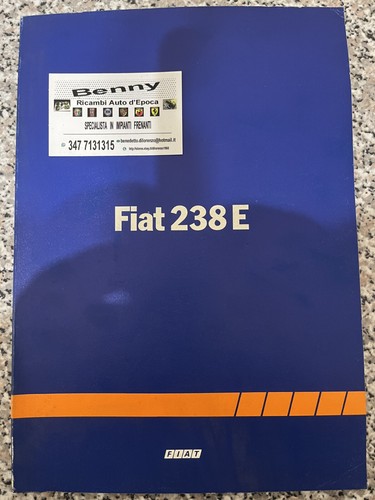 Fiat 238 manuale officina - fiat,